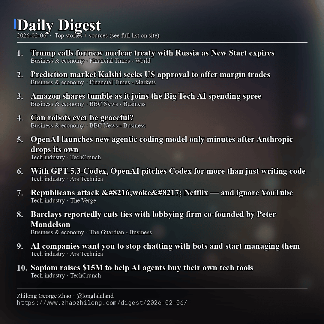 Daily Digest - 2026-02-06 — News