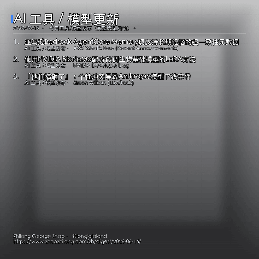 每日简报 - 2026-06-16 — AI 工具